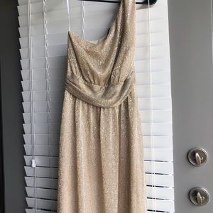 Gold maxi dress